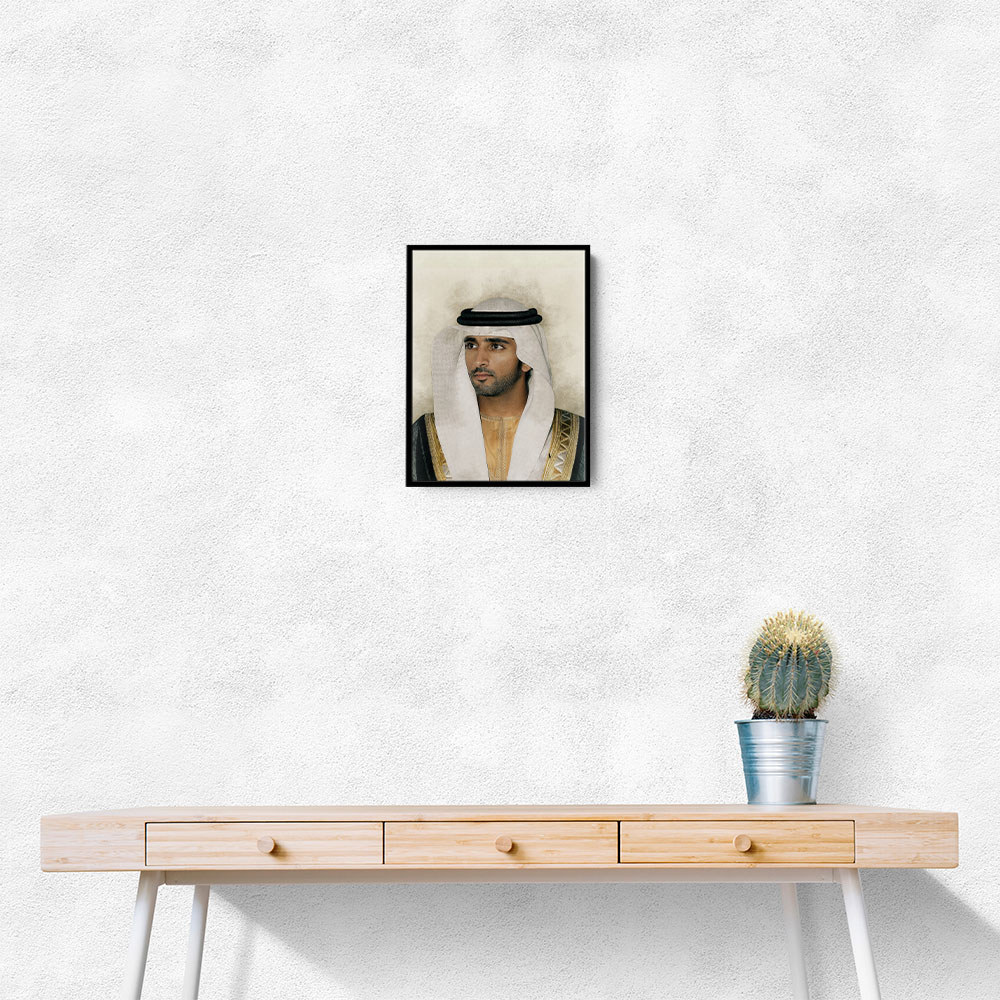 Sheikh Hamdan bin Mohammed bin Rashid Al Maktoum Portrait