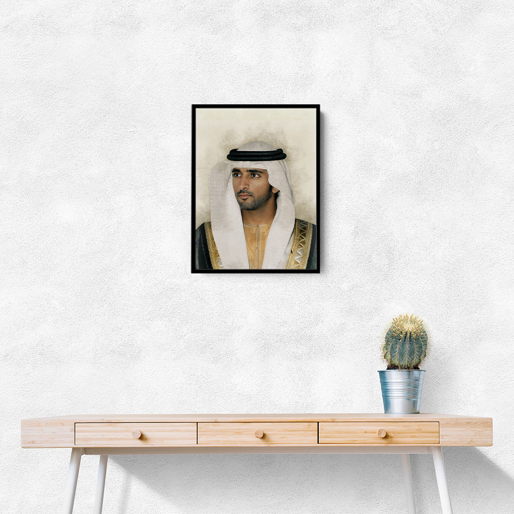 Sheikh Hamdan bin Mohammed bin Rashid Al Maktoum Portrait