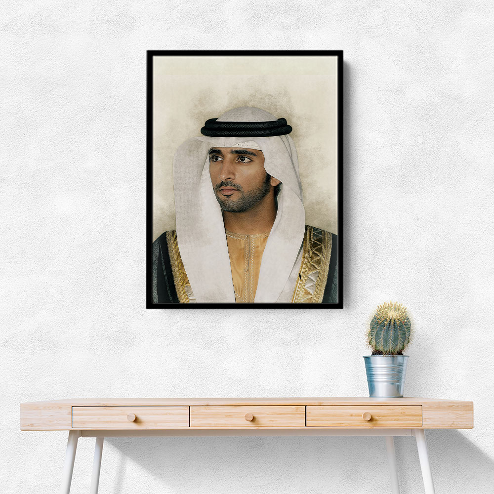 Sheikh Hamdan bin Mohammed bin Rashid Al Maktoum Portrait