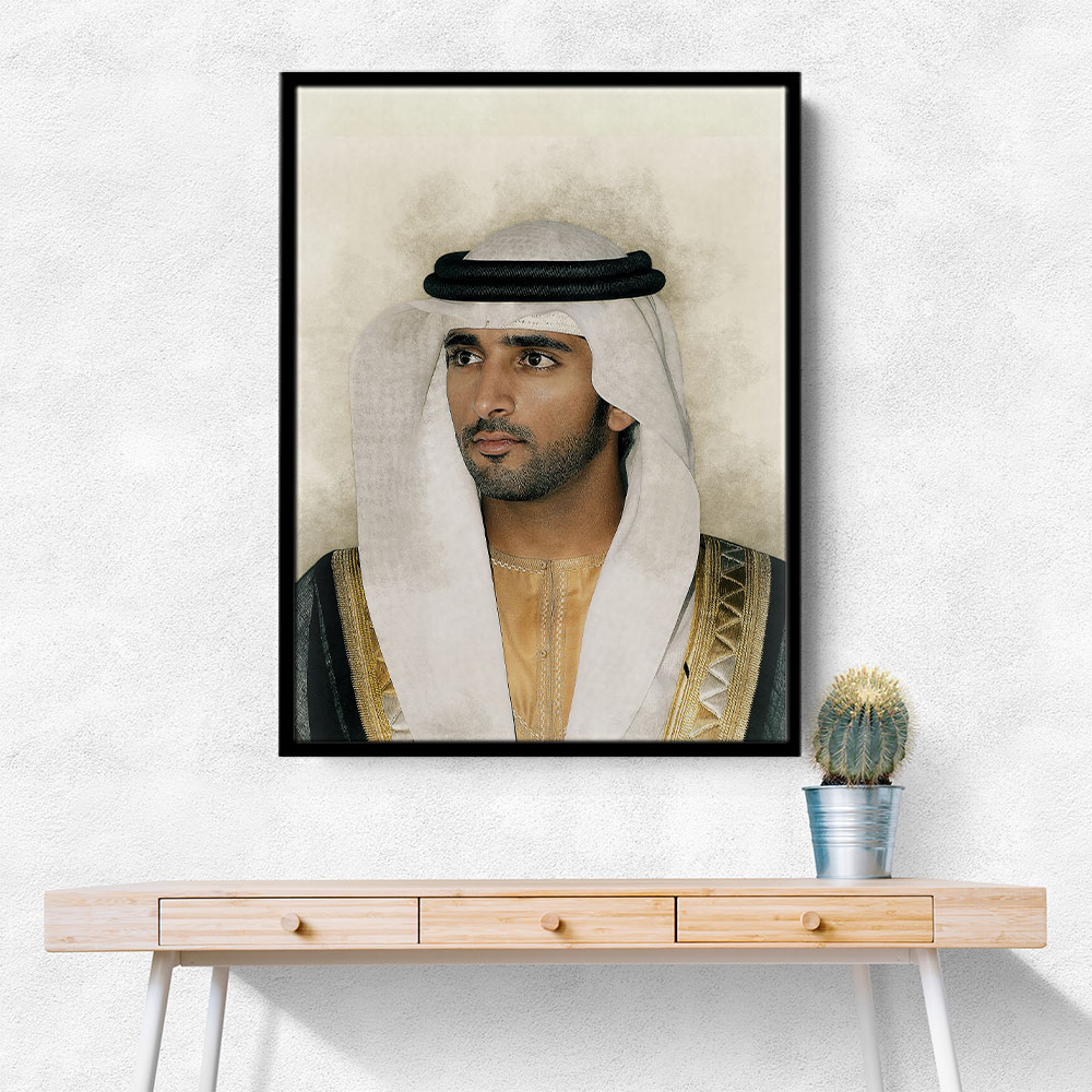 Sheikh Hamdan bin Mohammed bin Rashid Al Maktoum Portrait