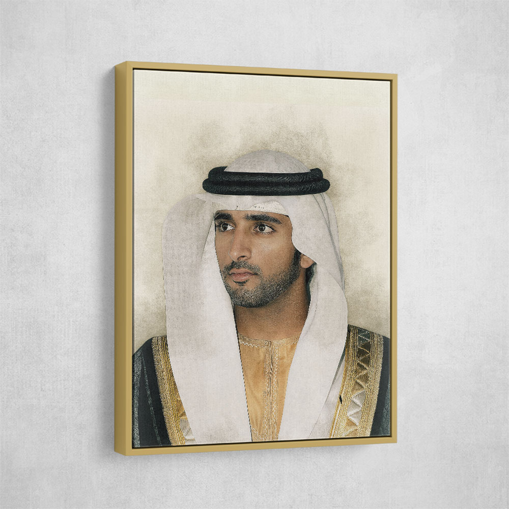 Sheikh Hamdan bin Mohammed bin Rashid Al Maktoum Portrait