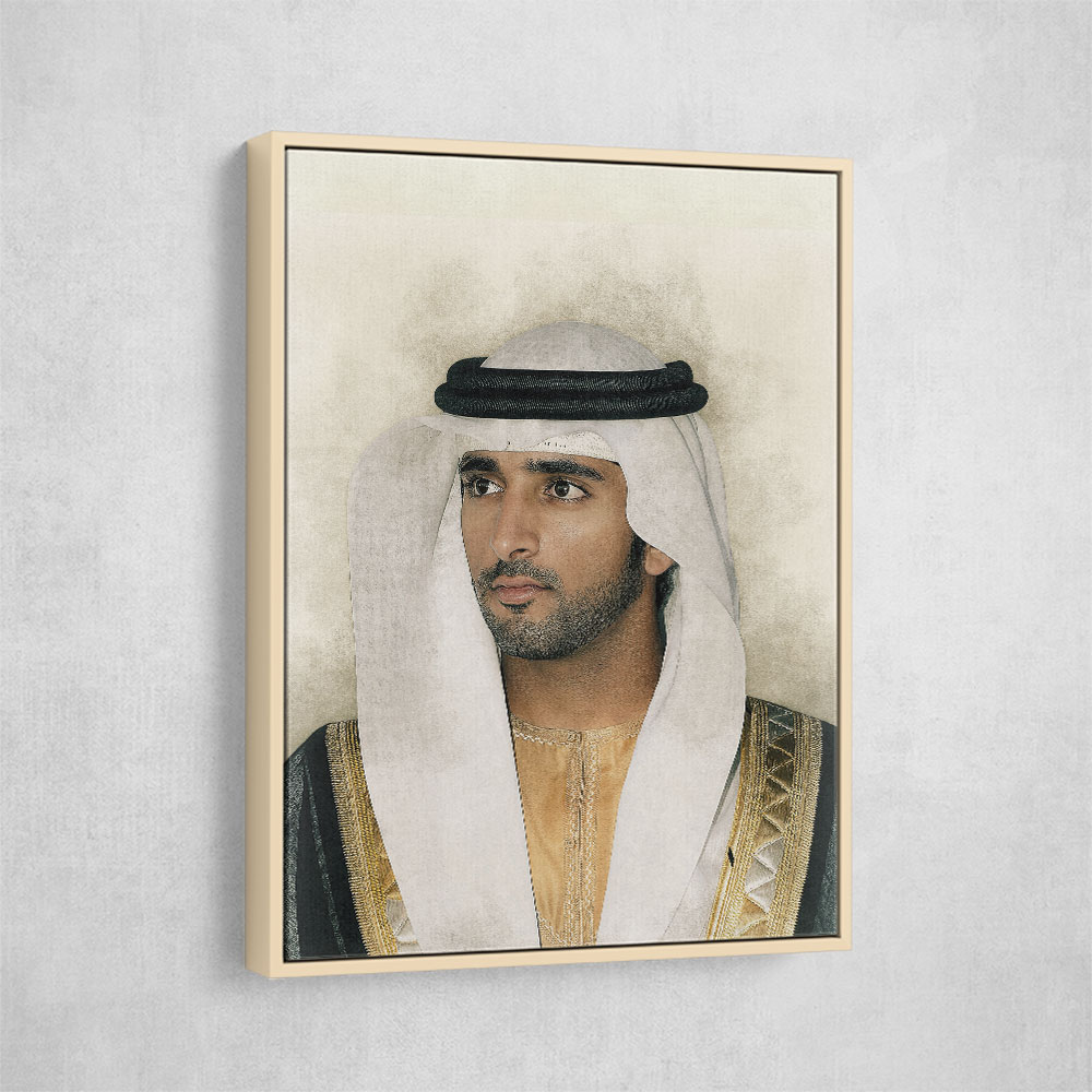 Sheikh Hamdan bin Mohammed bin Rashid Al Maktoum Portrait