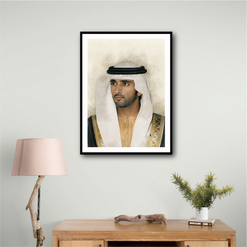 Sheikh Hamdan bin Mohammed bin Rashid Al Maktoum Portrait