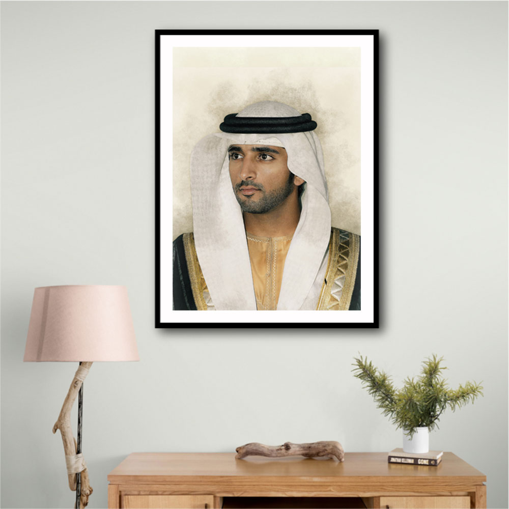 Sheikh Hamdan bin Mohammed bin Rashid Al Maktoum Portrait