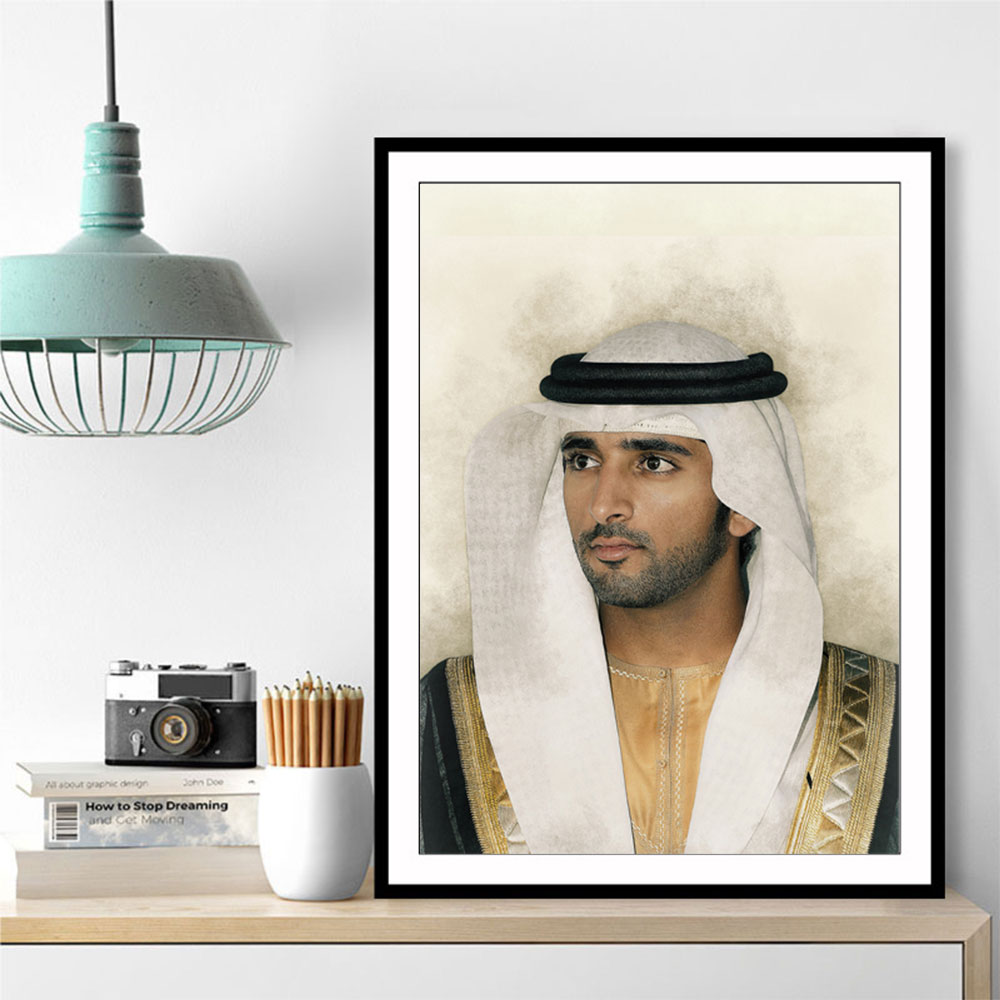 Sheikh Hamdan bin Mohammed bin Rashid Al Maktoum Portrait