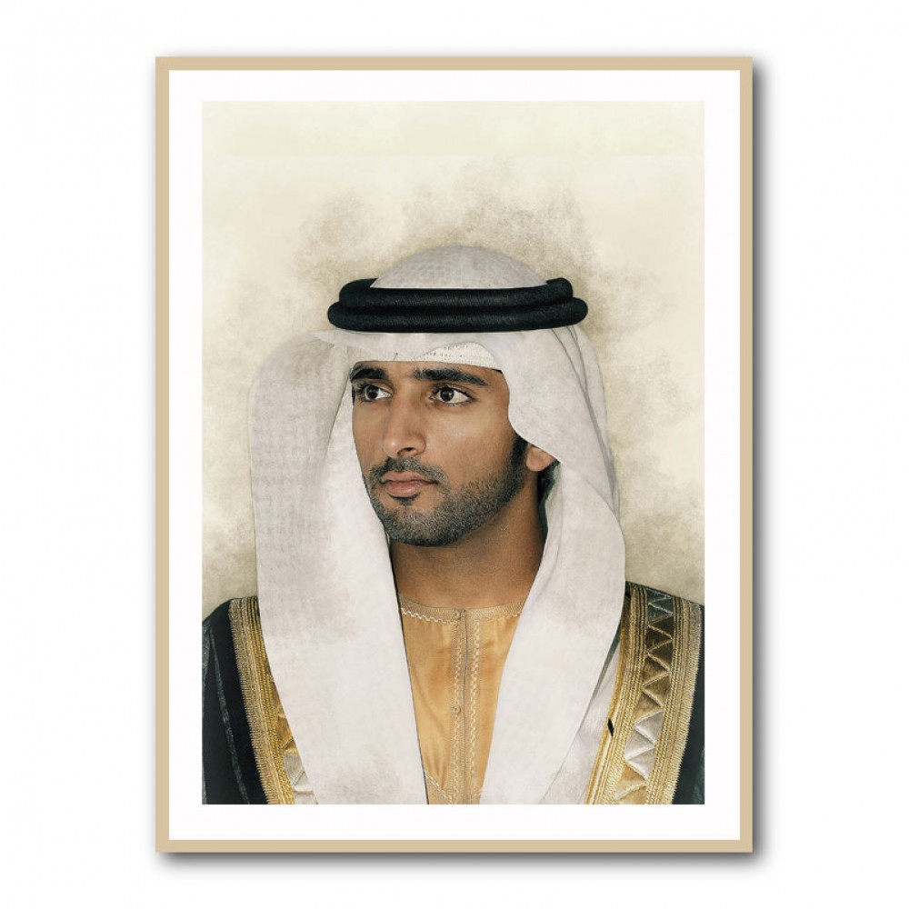 Sheikh Hamdan bin Mohammed bin Rashid Al Maktoum Portrait