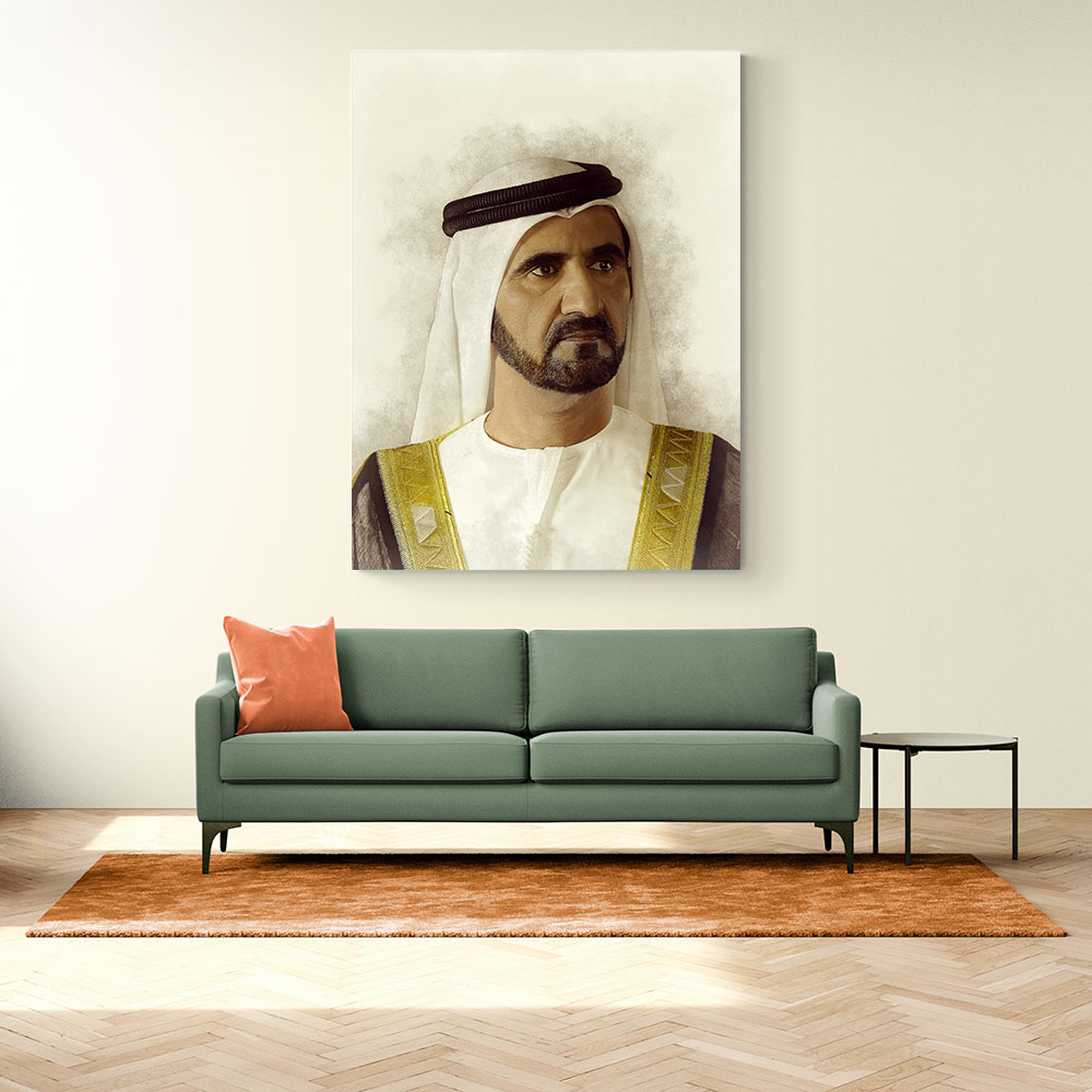 Sheikh Mohammed bin Rashid Al Maktoum Portrait