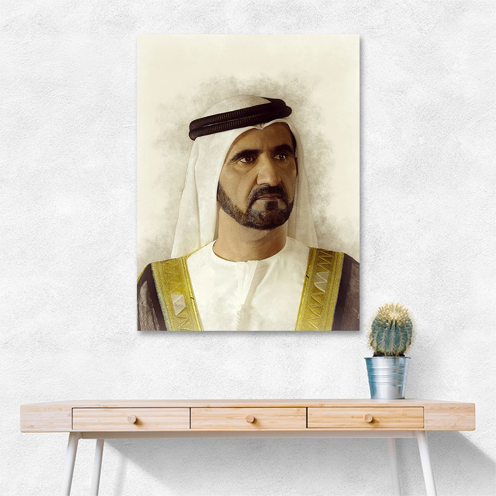 Sheikh Mohammed bin Rashid Al Maktoum Portrait