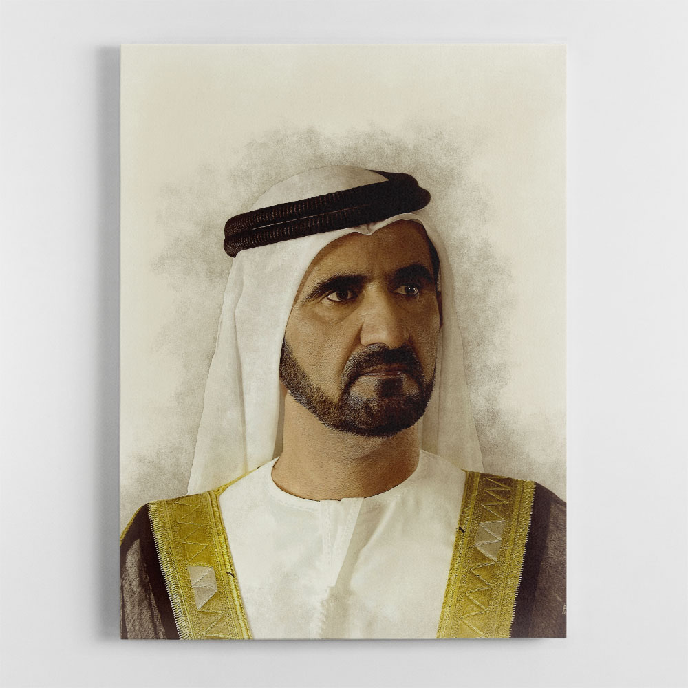 Sheikh Mohammed bin Rashid Al Maktoum Portrait