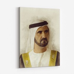 Sheikh Mohammed bin Rashid Al Maktoum Portrait