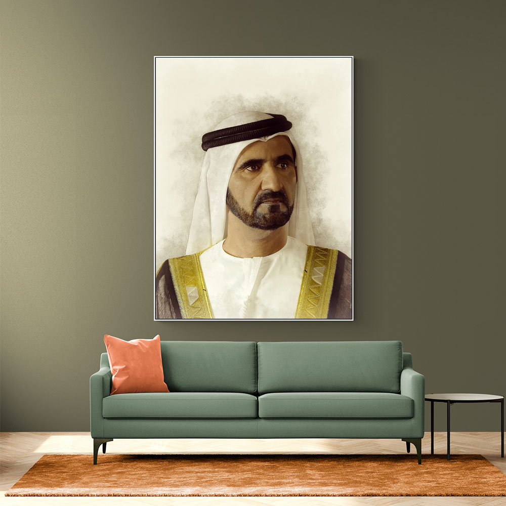 Sheikh Mohammed bin Rashid Al Maktoum Portrait