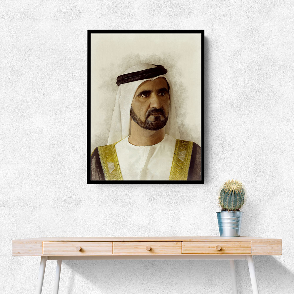 Sheikh Mohammed bin Rashid Al Maktoum Portrait