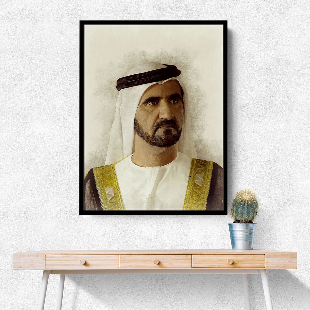 Sheikh Mohammed bin Rashid Al Maktoum Portrait