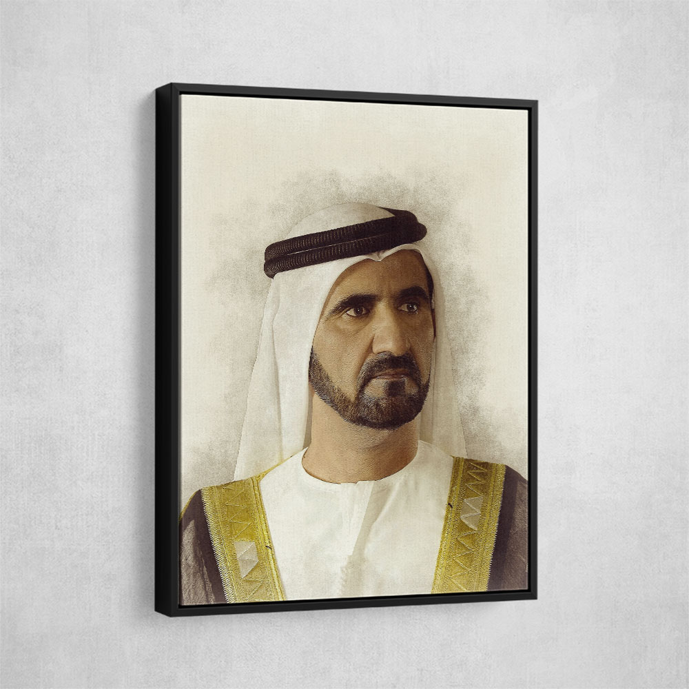 Sheikh Mohammed bin Rashid Al Maktoum Portrait