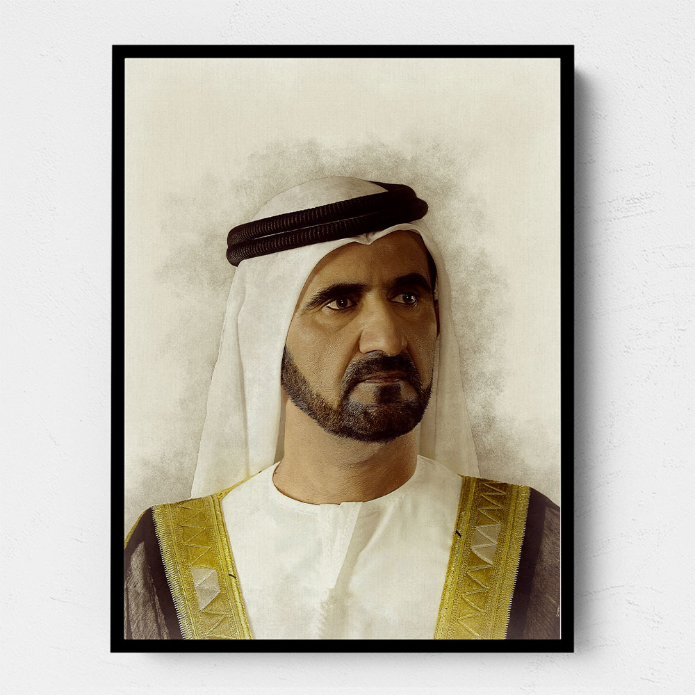 Sheikh Mohammed bin Rashid Al Maktoum Portrait