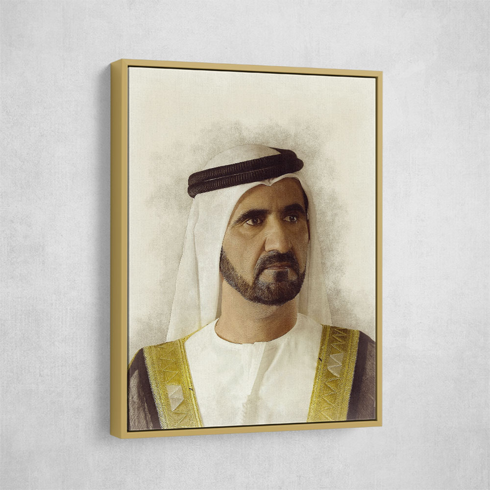 Sheikh Mohammed bin Rashid Al Maktoum Portrait