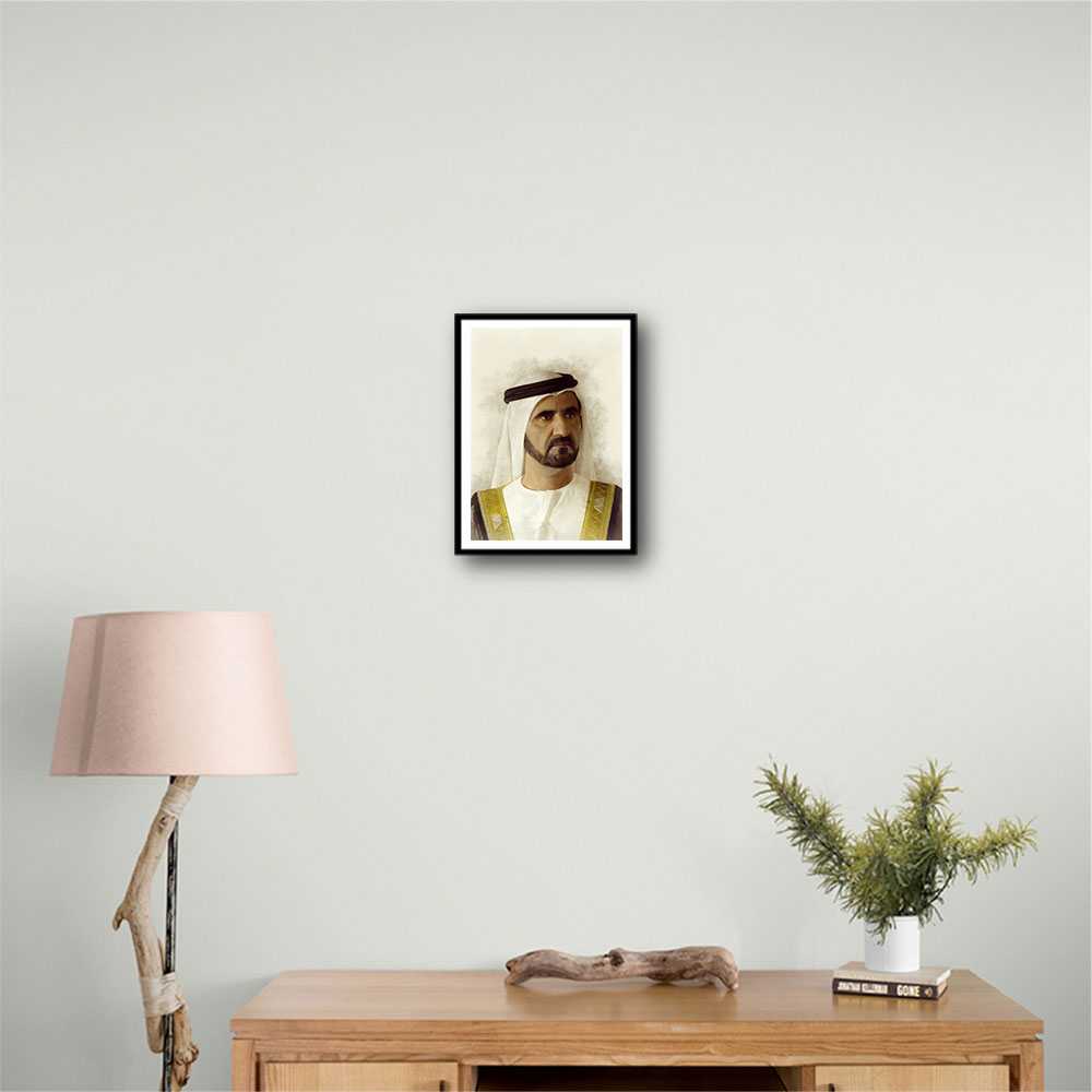 Sheikh Mohammed bin Rashid Al Maktoum Portrait