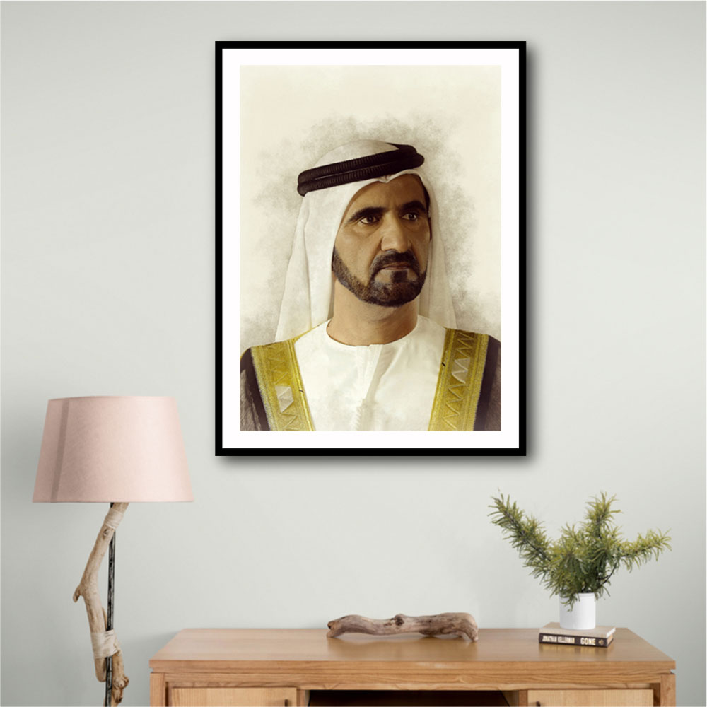 Sheikh Mohammed bin Rashid Al Maktoum Portrait