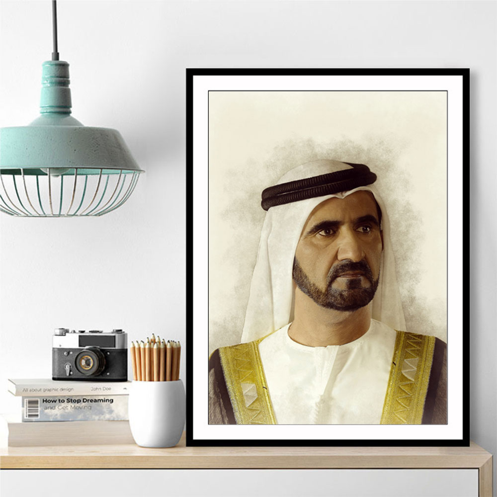 Sheikh Mohammed bin Rashid Al Maktoum Portrait