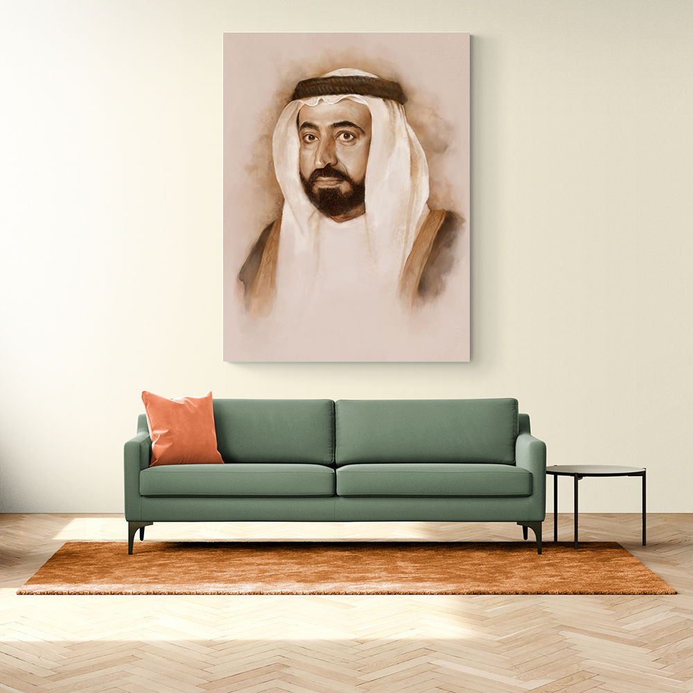 Sheikh Sultan bin Muhammad Al-Qasimi Portrait