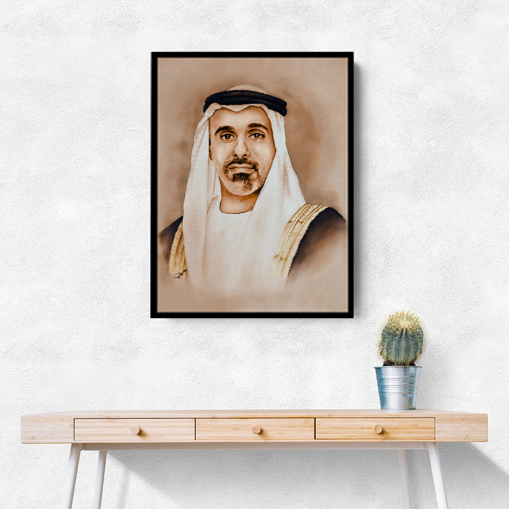 Sheikh Khaled bin Mohamed bin Zayed Al Nahyan Portrait