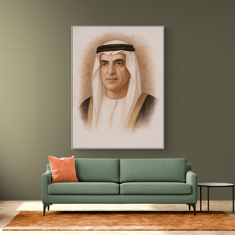 Sheikh Saud bin Saqr Al Qasimi Portrait Sheikh Saud bin Saqr Al Qasimi Portrait