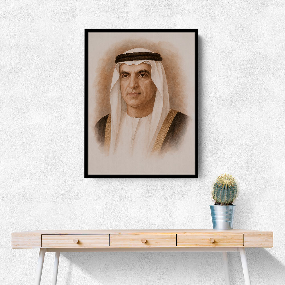 Sheikh Saud bin Saqr Al Qasimi Portrait Sheikh Saud bin Saqr Al Qasimi Portrait