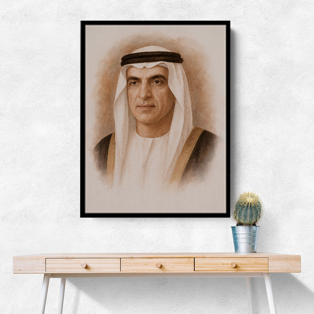Sheikh Saud bin Saqr Al Qasimi Portrait Sheikh Saud bin Saqr Al Qasimi Portrait