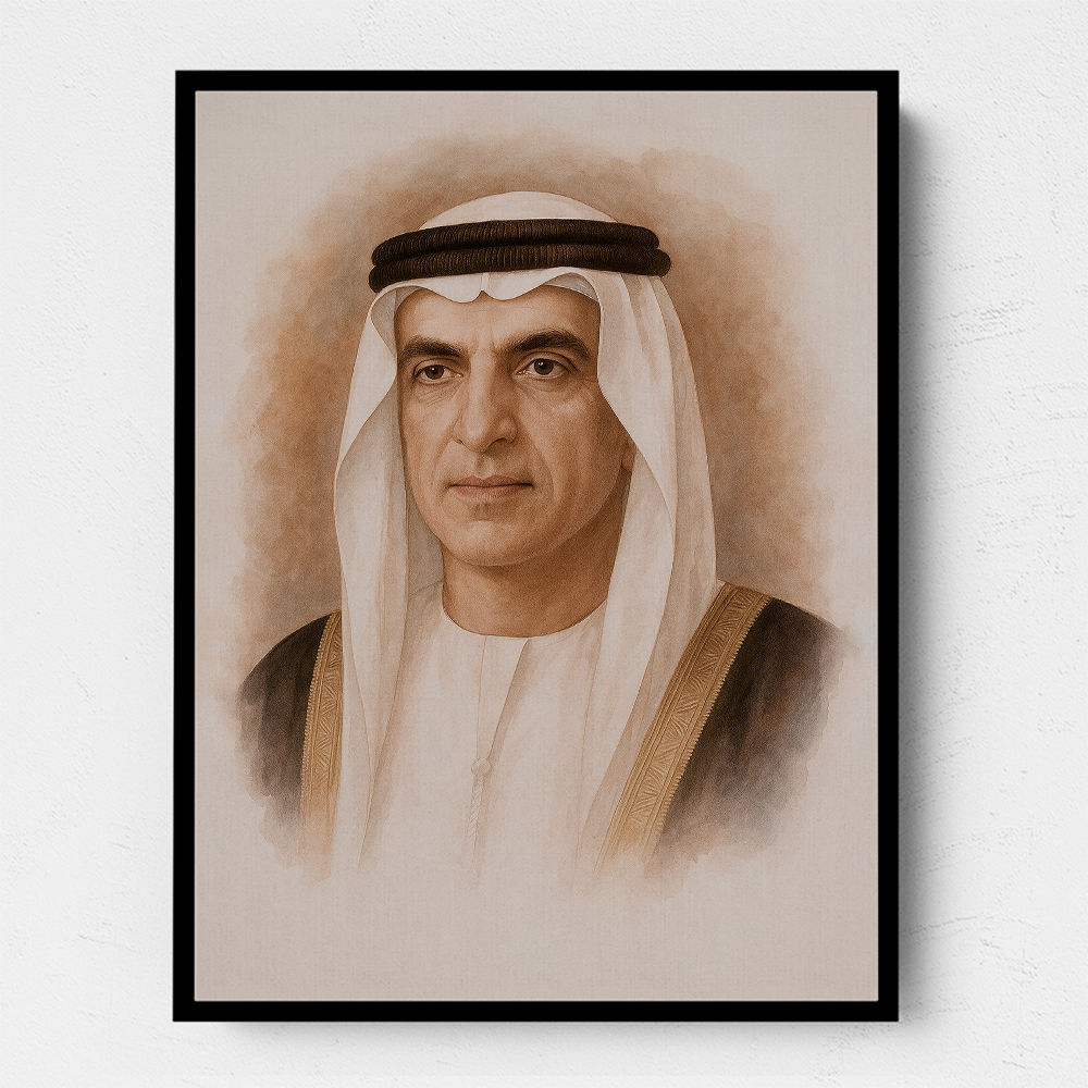 Sheikh Saud bin Saqr Al Qasimi Portrait Sheikh Saud bin Saqr Al Qasimi Portrait