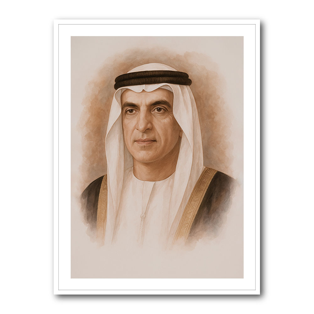 Sheikh Saud bin Saqr Al Qasimi Portrait Sheikh Saud bin Saqr Al Qasimi Portrait