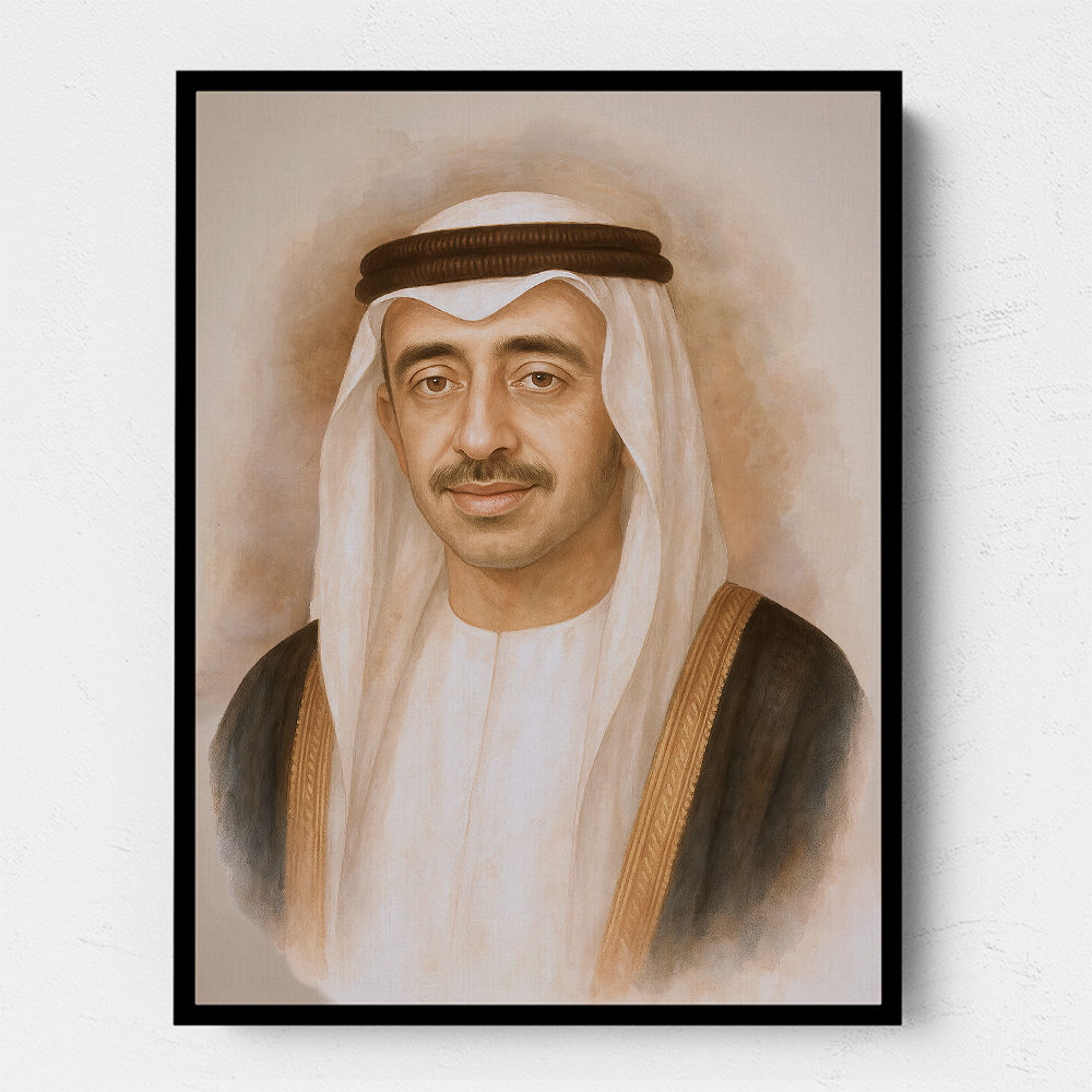 Sheikh Abdullah bin Zayed bin Sultan Al Nahyan Portrait