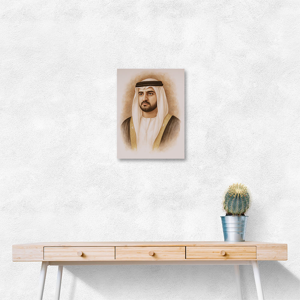 Sheikh Maktoum Bin Mohammed Bin Rashid Al Maktoum Portrait