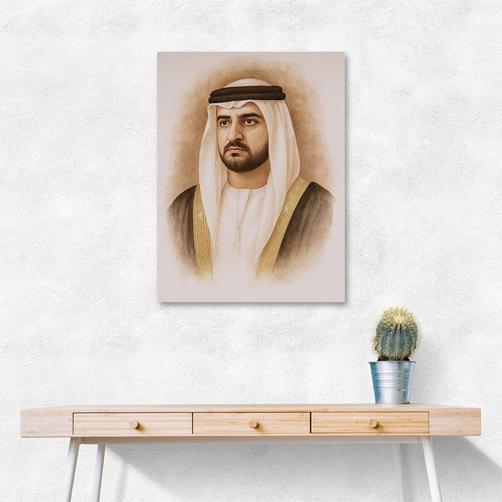 Sheikh Maktoum Bin Mohammed Bin Rashid Al Maktoum Portrait