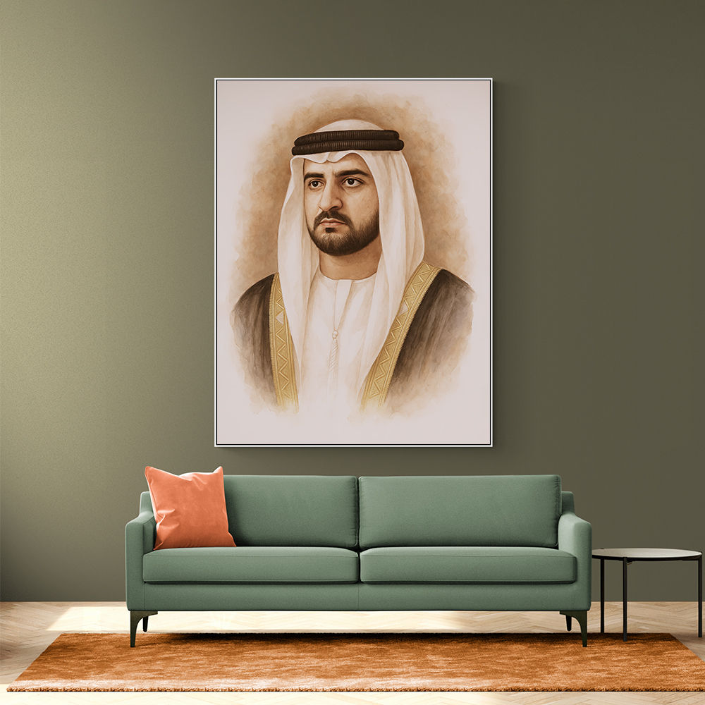 Sheikh Maktoum Bin Mohammed Bin Rashid Al Maktoum Portrait