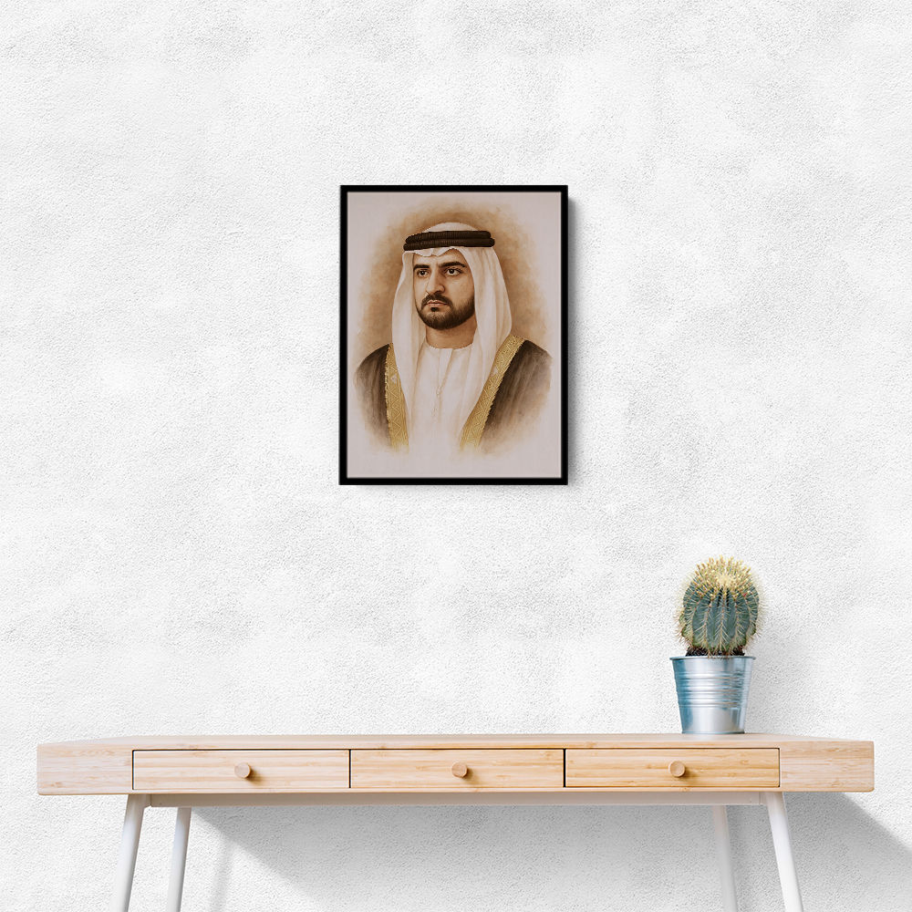 Sheikh Maktoum Bin Mohammed Bin Rashid Al Maktoum Portrait