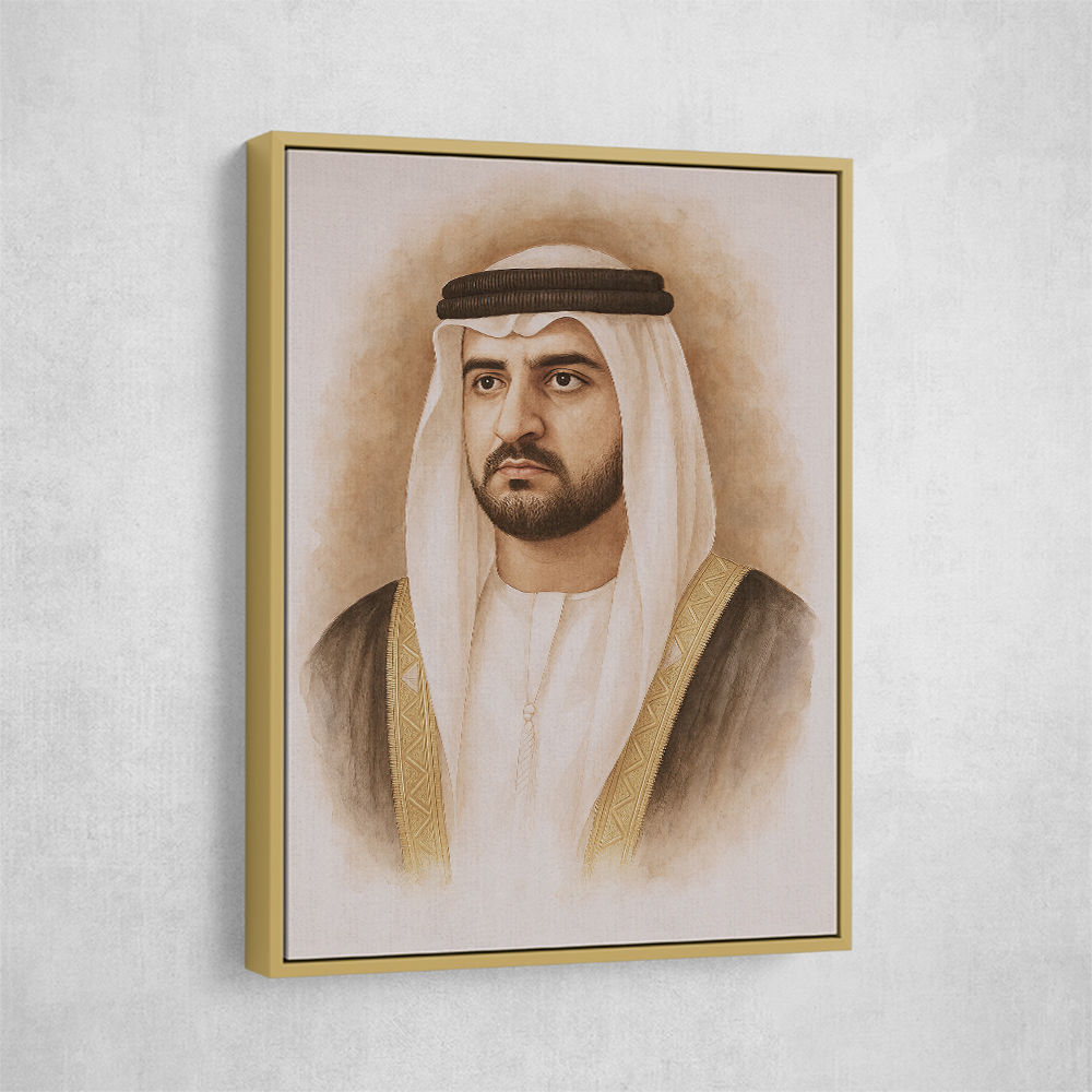Sheikh Maktoum Bin Mohammed Bin Rashid Al Maktoum Portrait