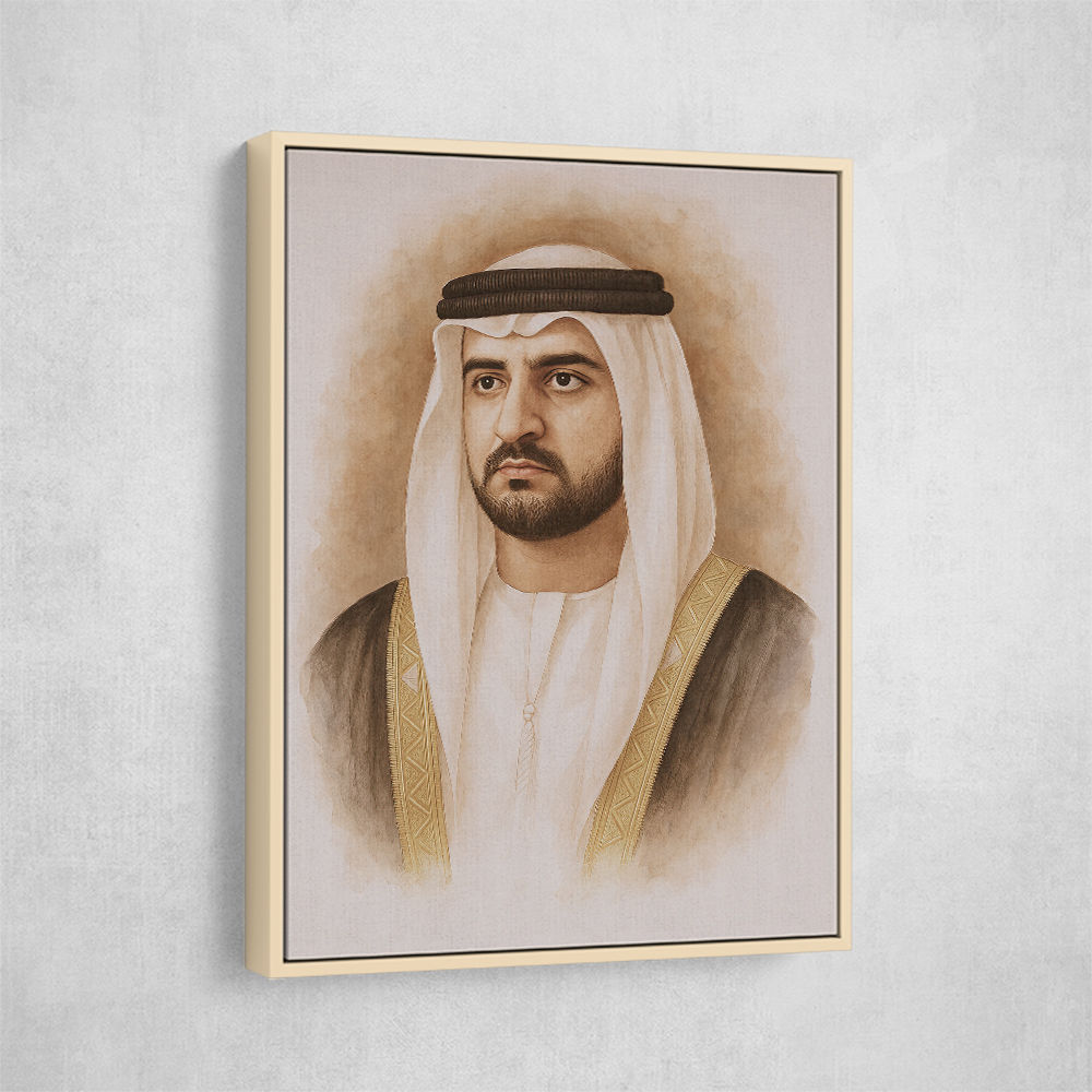 Sheikh Maktoum Bin Mohammed Bin Rashid Al Maktoum Portrait