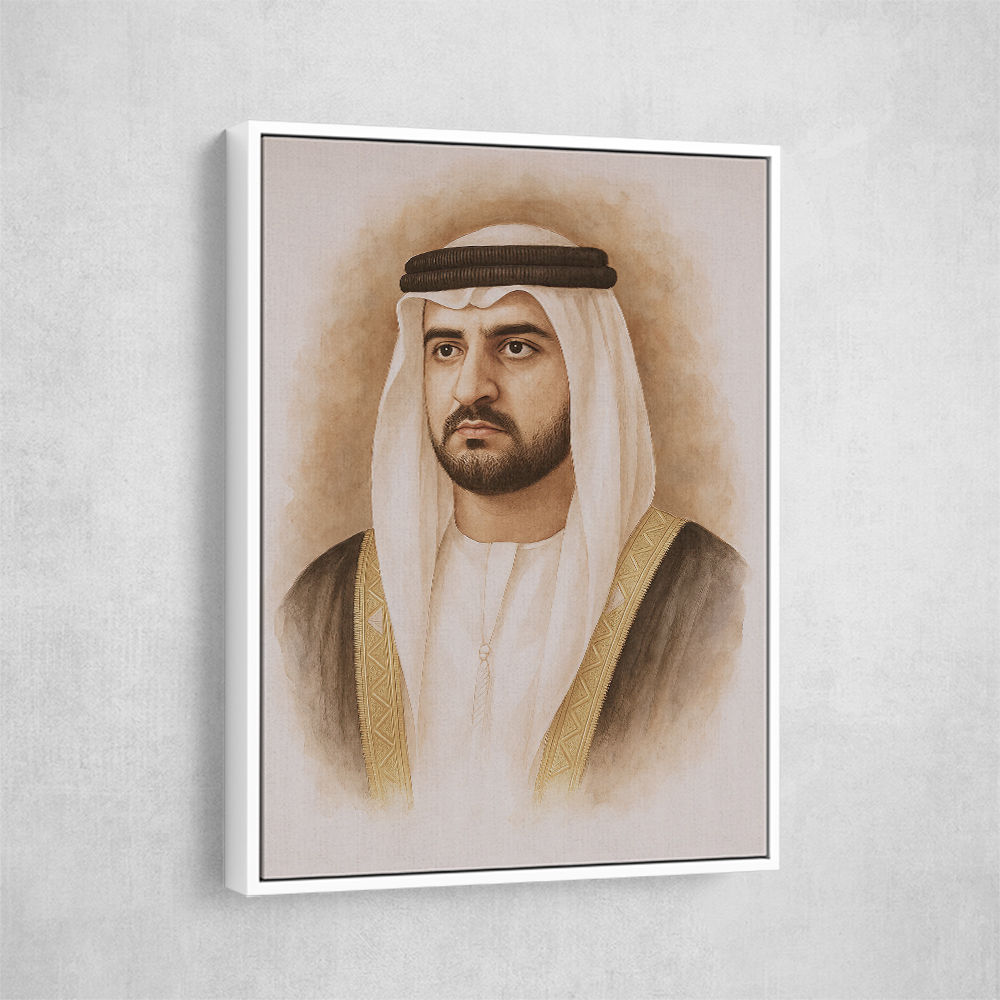 Sheikh Maktoum Bin Mohammed Bin Rashid Al Maktoum Portrait