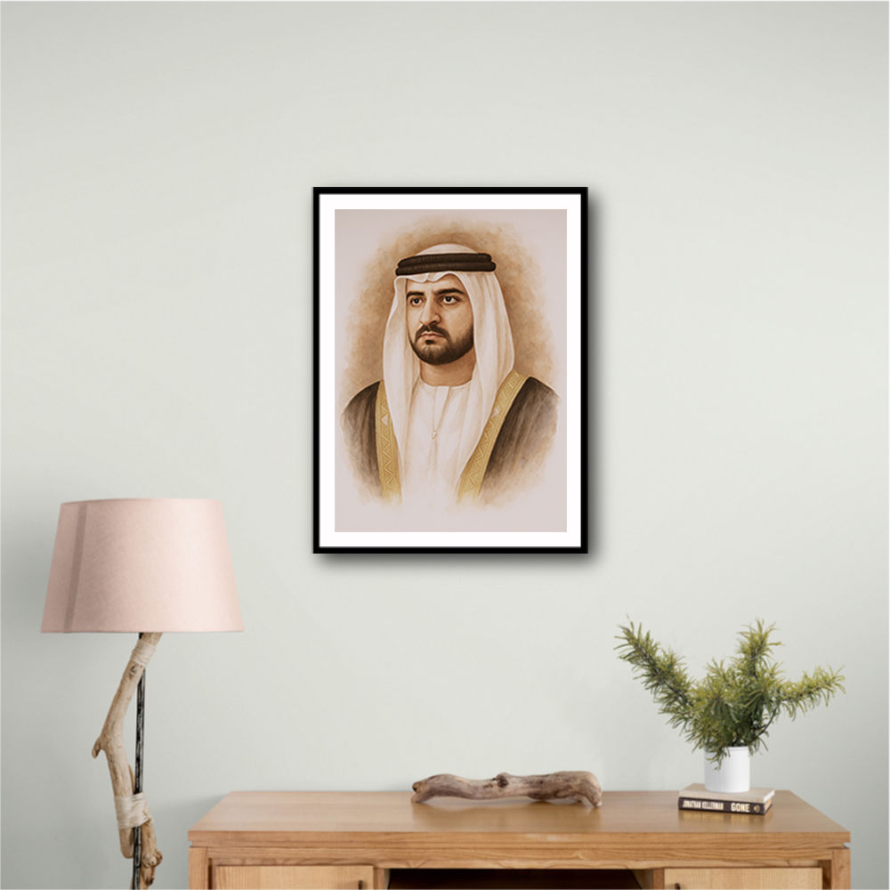Sheikh Maktoum Bin Mohammed Bin Rashid Al Maktoum Portrait