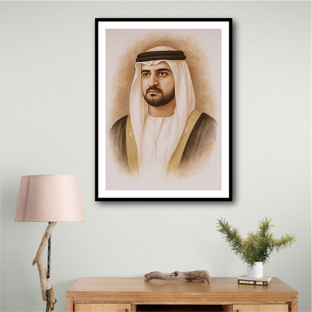 Sheikh Maktoum Bin Mohammed Bin Rashid Al Maktoum Portrait