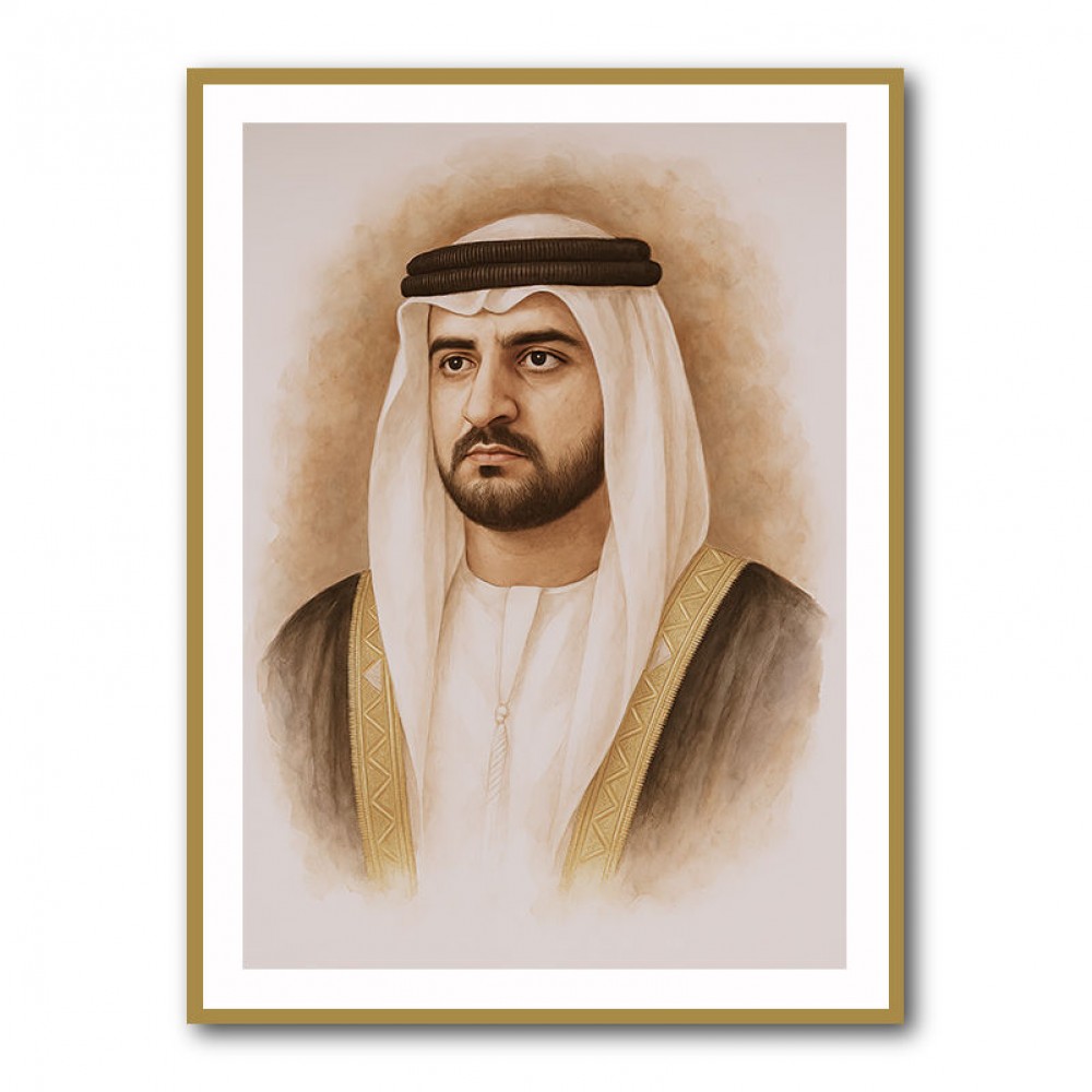 Sheikh Maktoum Bin Mohammed Bin Rashid Al Maktoum Portrait