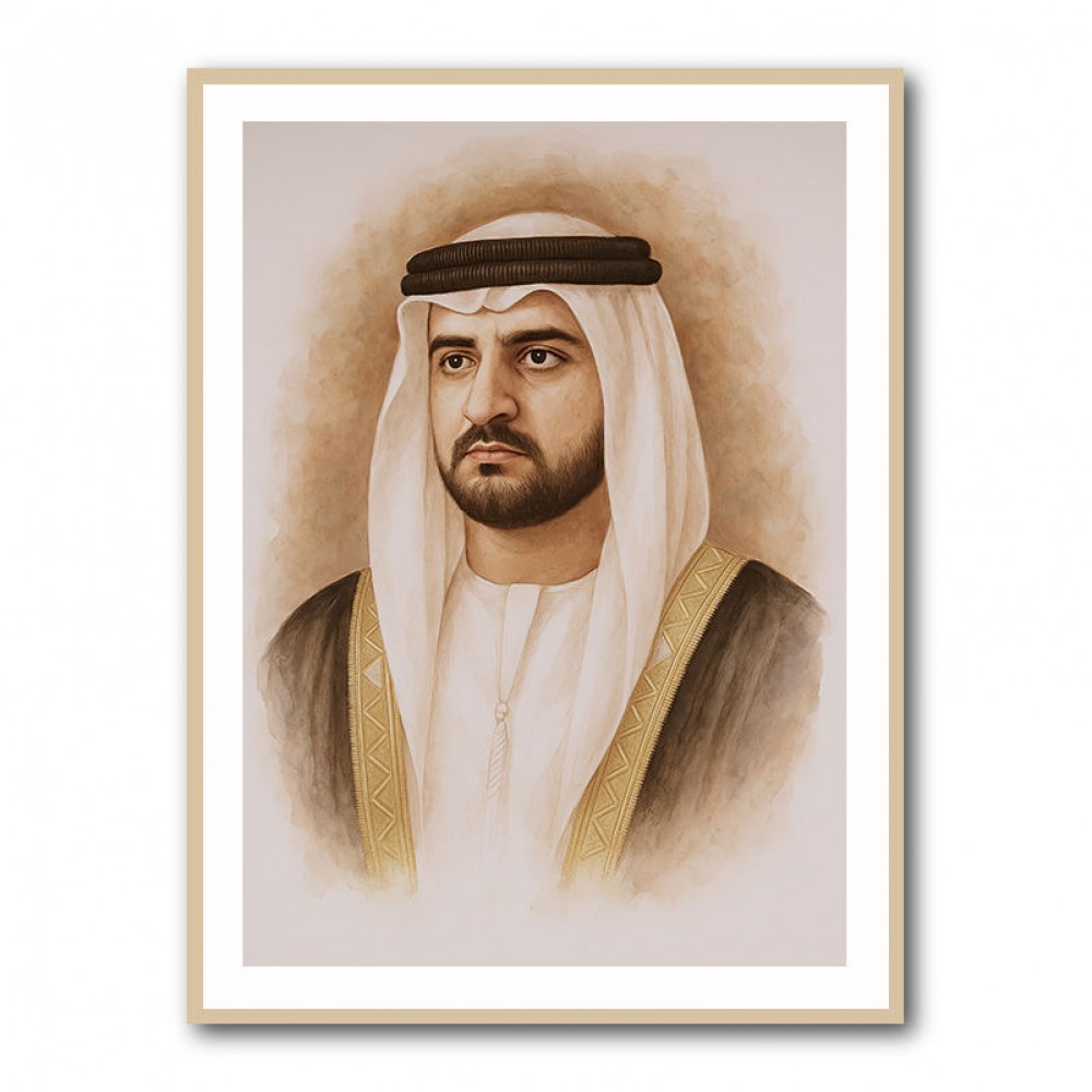 Sheikh Maktoum Bin Mohammed Bin Rashid Al Maktoum Portrait