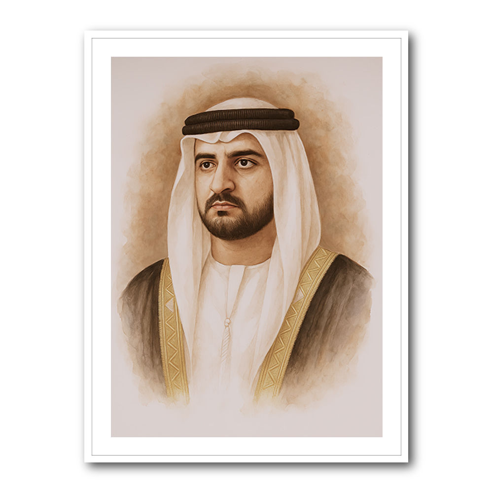 Sheikh Maktoum Bin Mohammed Bin Rashid Al Maktoum Portrait