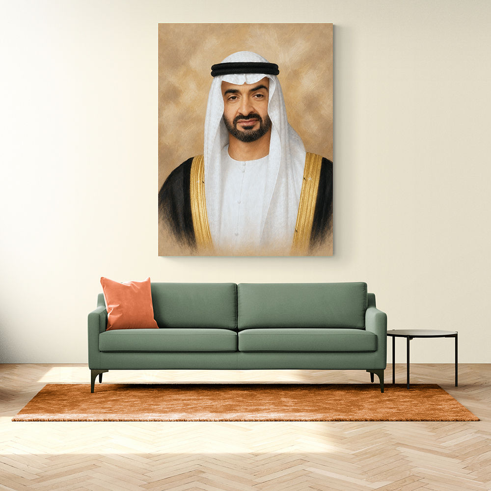 Sheikh Mohammed Bin Zayed Al Nahyan Classic Royal Portrait