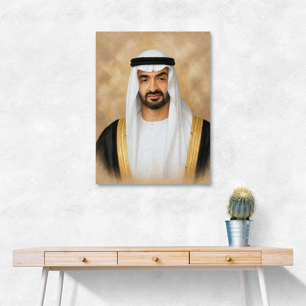 Sheikh Mohammed Bin Zayed Al Nahyan Classic Royal Portrait