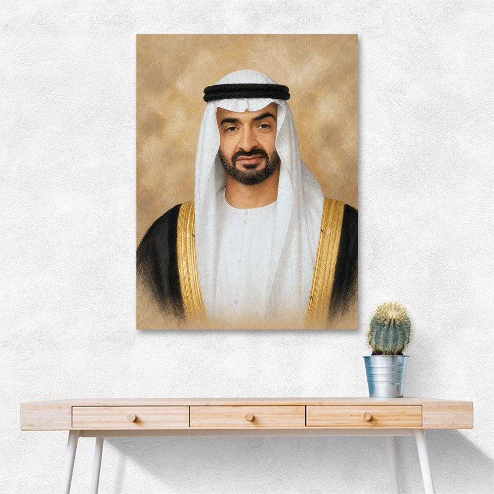 Sheikh Mohammed Bin Zayed Al Nahyan Classic Royal Portrait