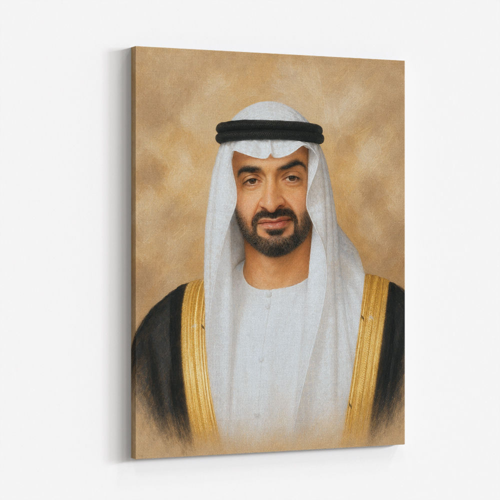Sheikh Mohammed Bin Zayed Al Nahyan Classic Royal Portrait