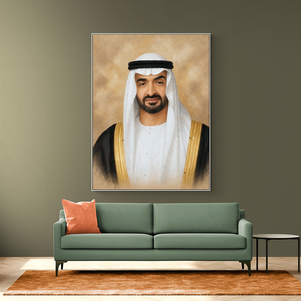Sheikh Mohammed Bin Zayed Al Nahyan Classic Royal Portrait