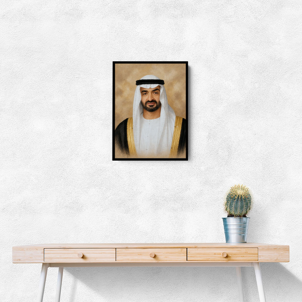 Sheikh Mohammed Bin Zayed Al Nahyan Classic Royal Portrait