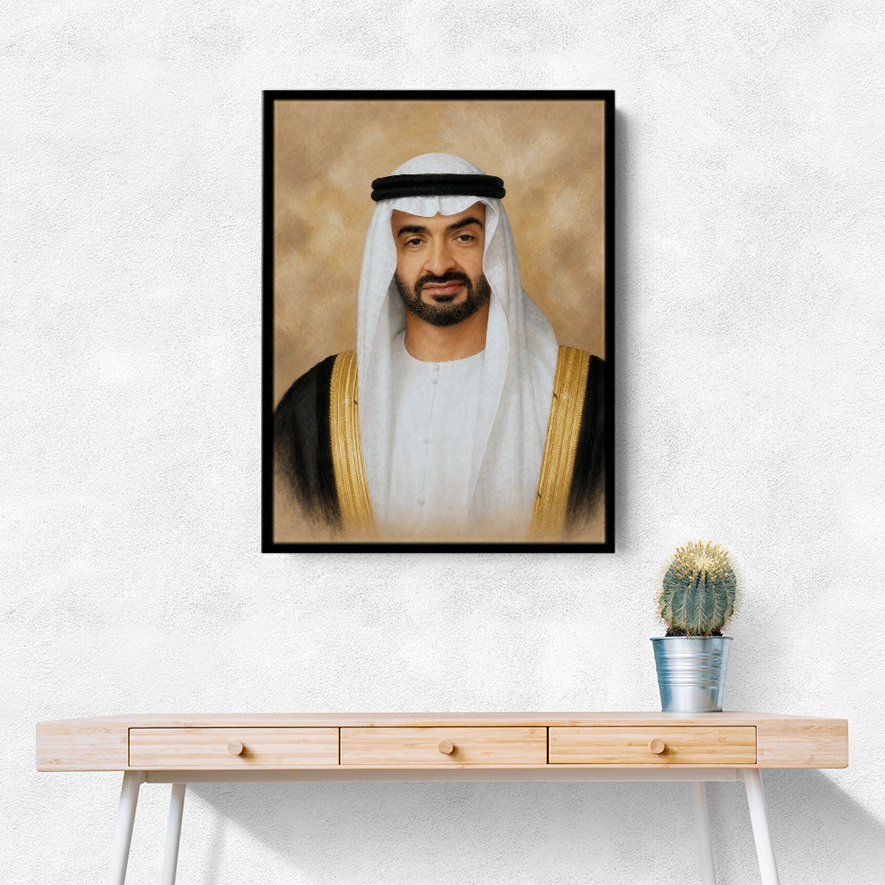 Sheikh Mohammed Bin Zayed Al Nahyan Classic Royal Portrait